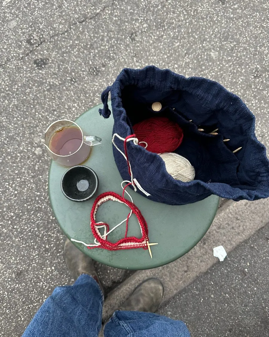 Knitter's Project Bag - Night Sky