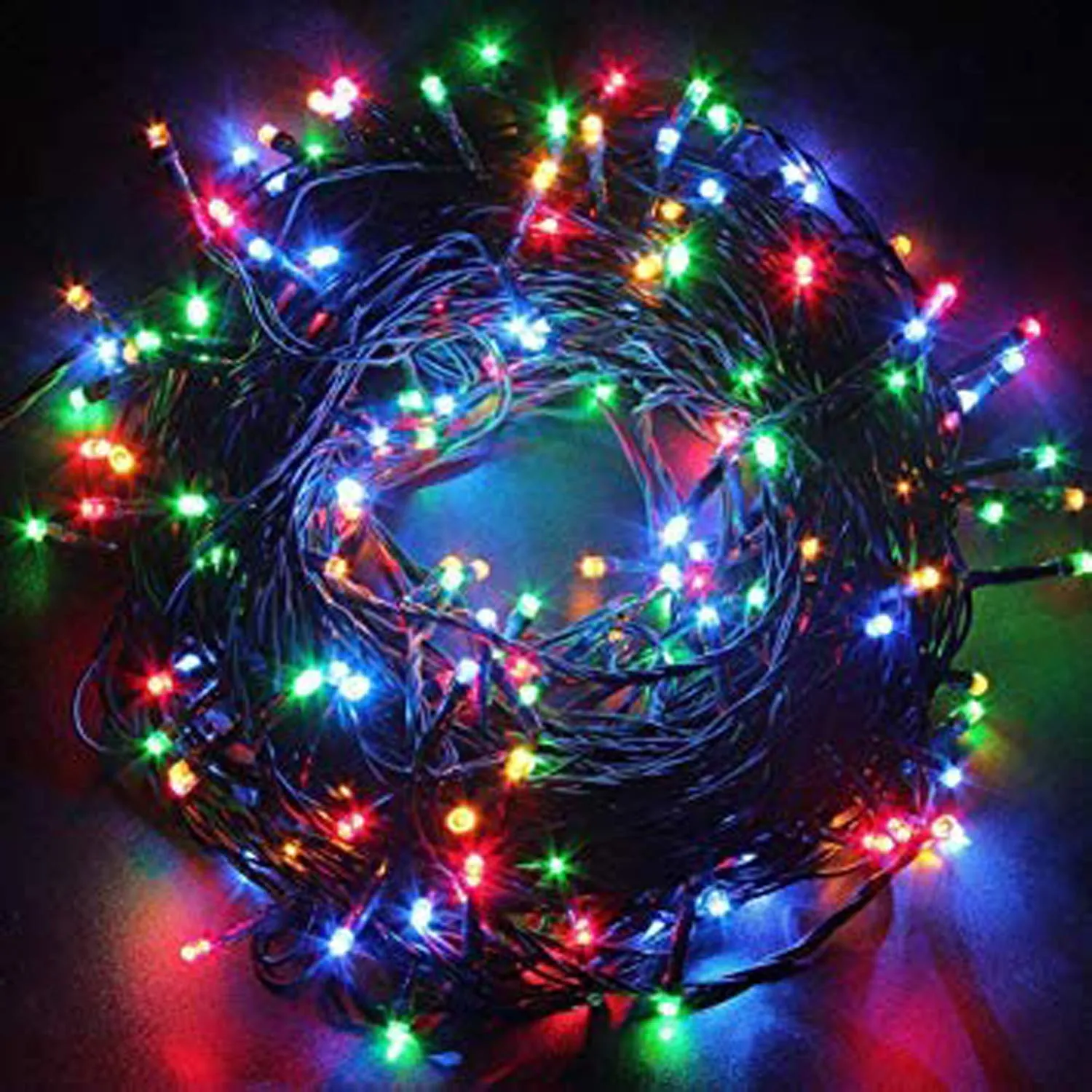 Kuber Industries 2 Pieces 10 Meter Diamond LED's Waterproof Fairy Decorative String Light - Red Green Blue - Decoration Indoor/Outdoor for Party Wedding Diwali -CTKTC22981