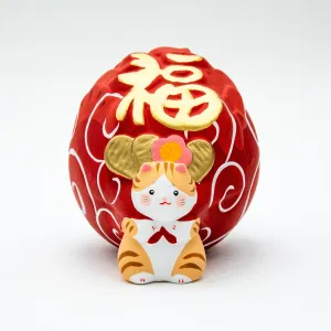 L Fortune-Bringing Cat Ceramic Coin Bank