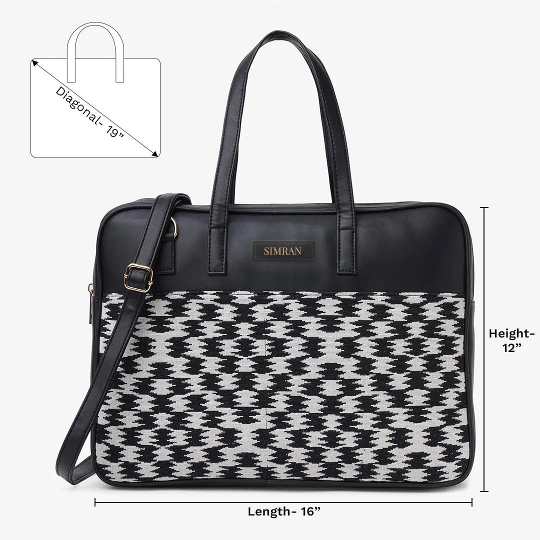 Laptop Bag - Houndstooth