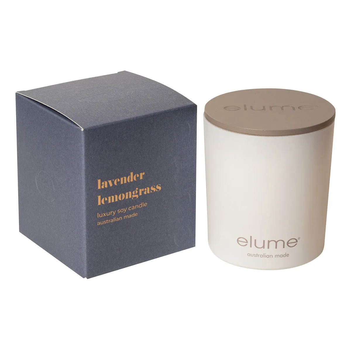 Lavender Lemongrass: Elume Luxury Soy Candle