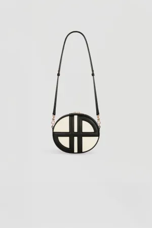 Le JP bag in leather and recycled cotton