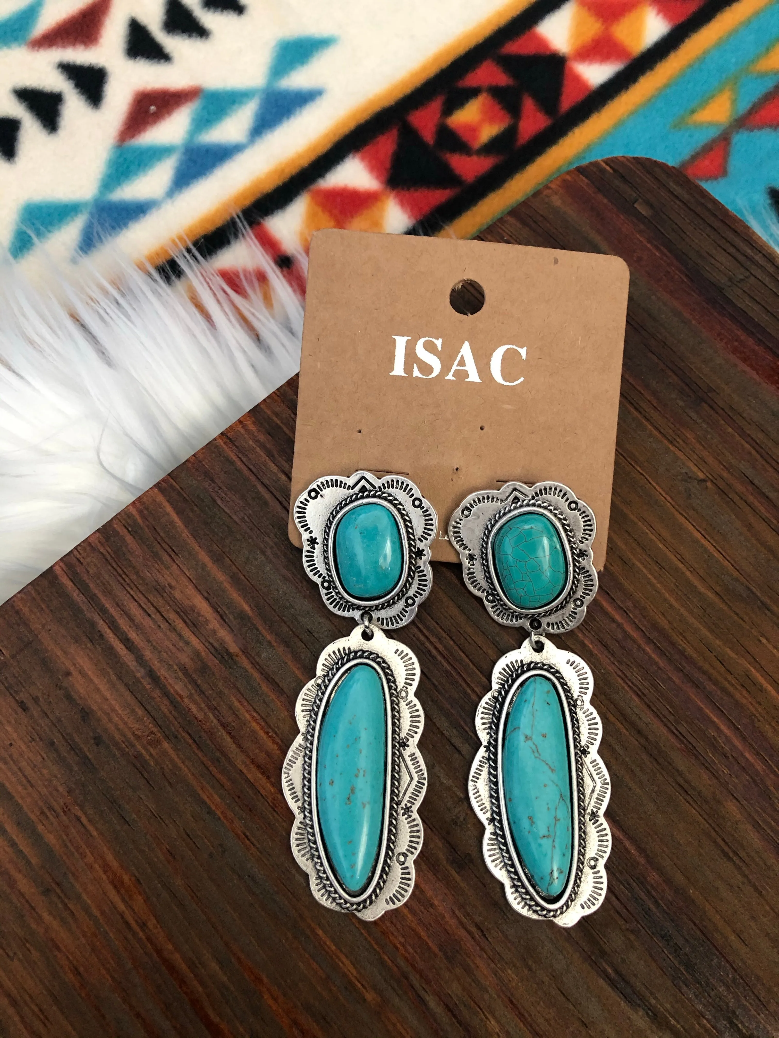 Maren Turquoise Drop Earrings