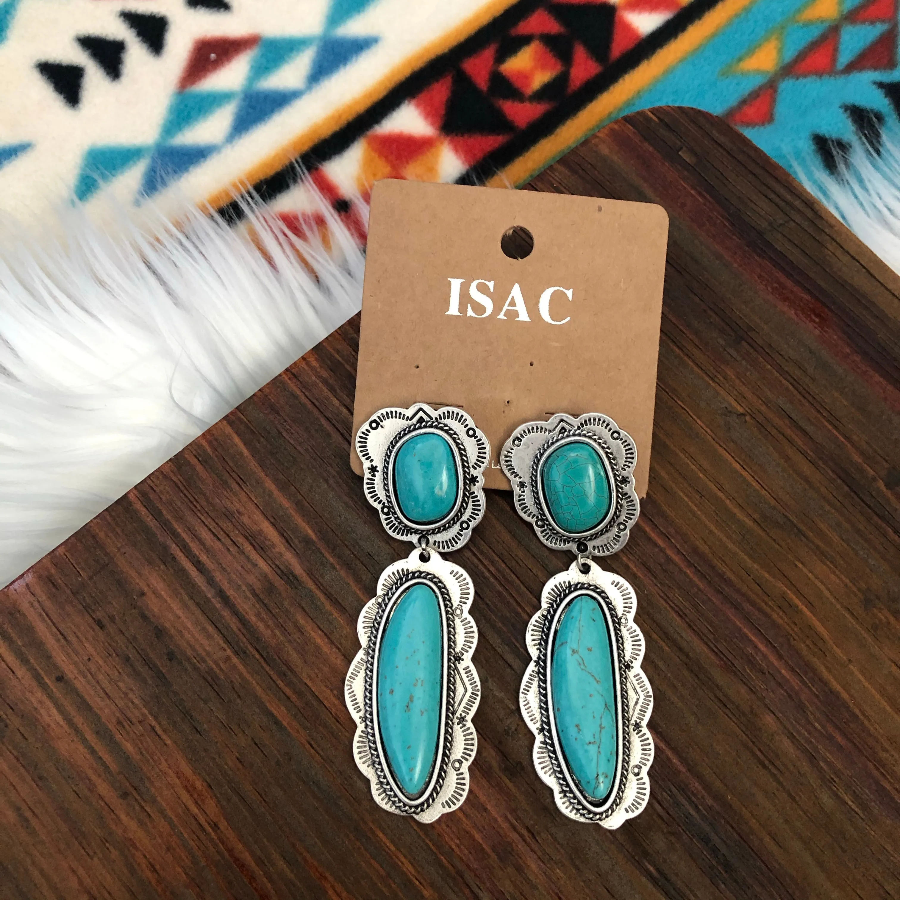 Maren Turquoise Drop Earrings