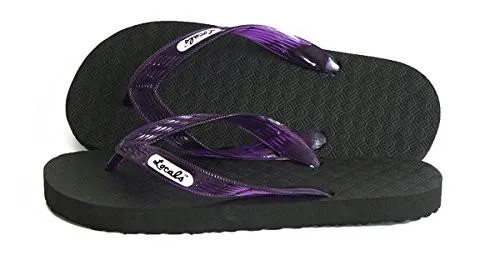 Men's Locals Black Rubber Slippers | All Colors Strap