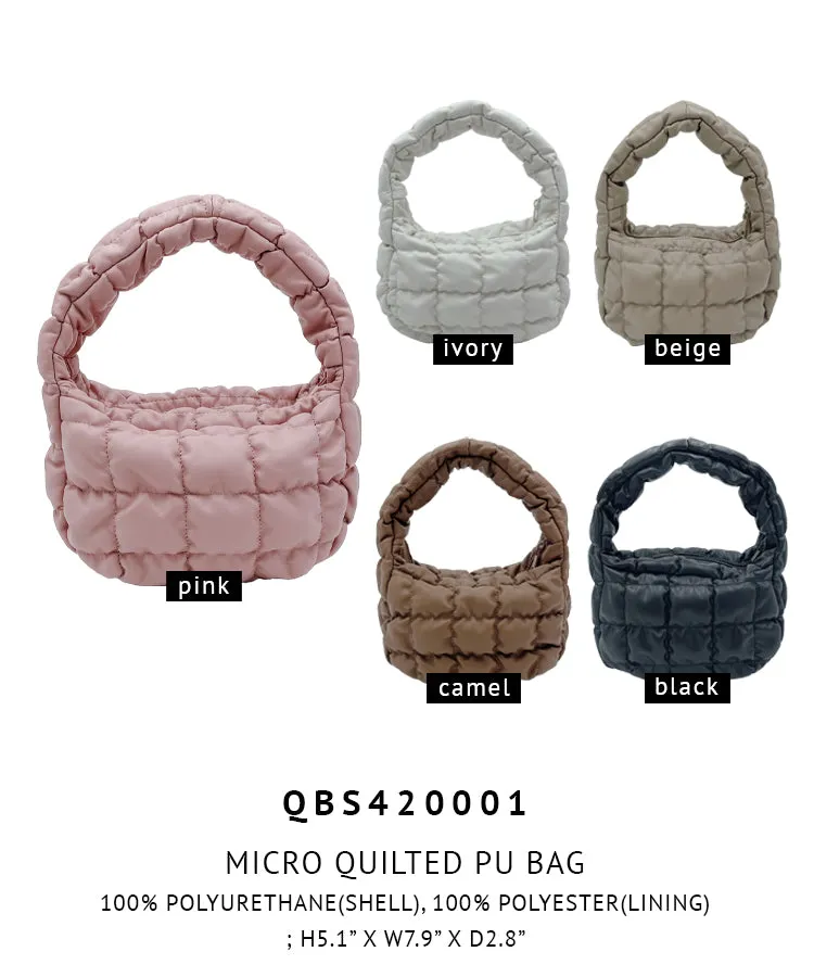 Micro Quilted PU Bag