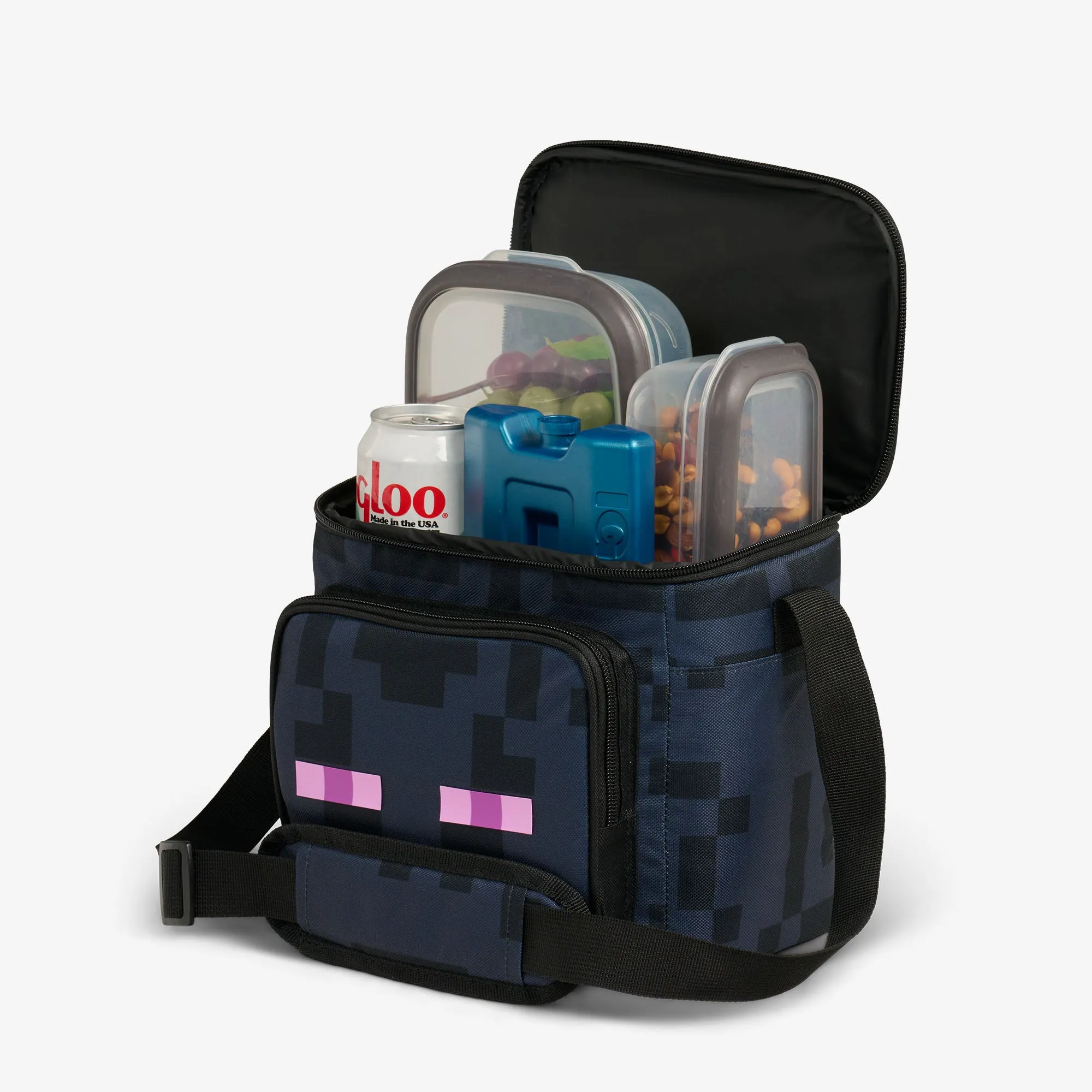 Minecraft Enderman Square Lunch Cooler Bag