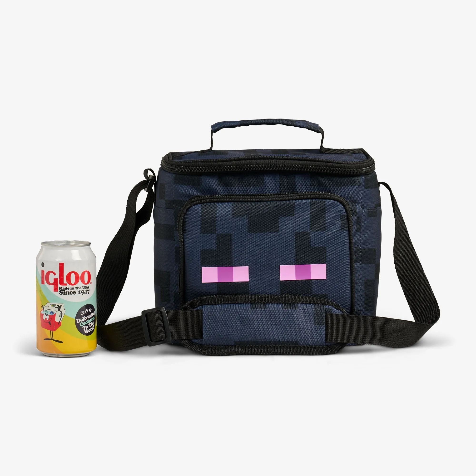 Minecraft Enderman Square Lunch Cooler Bag