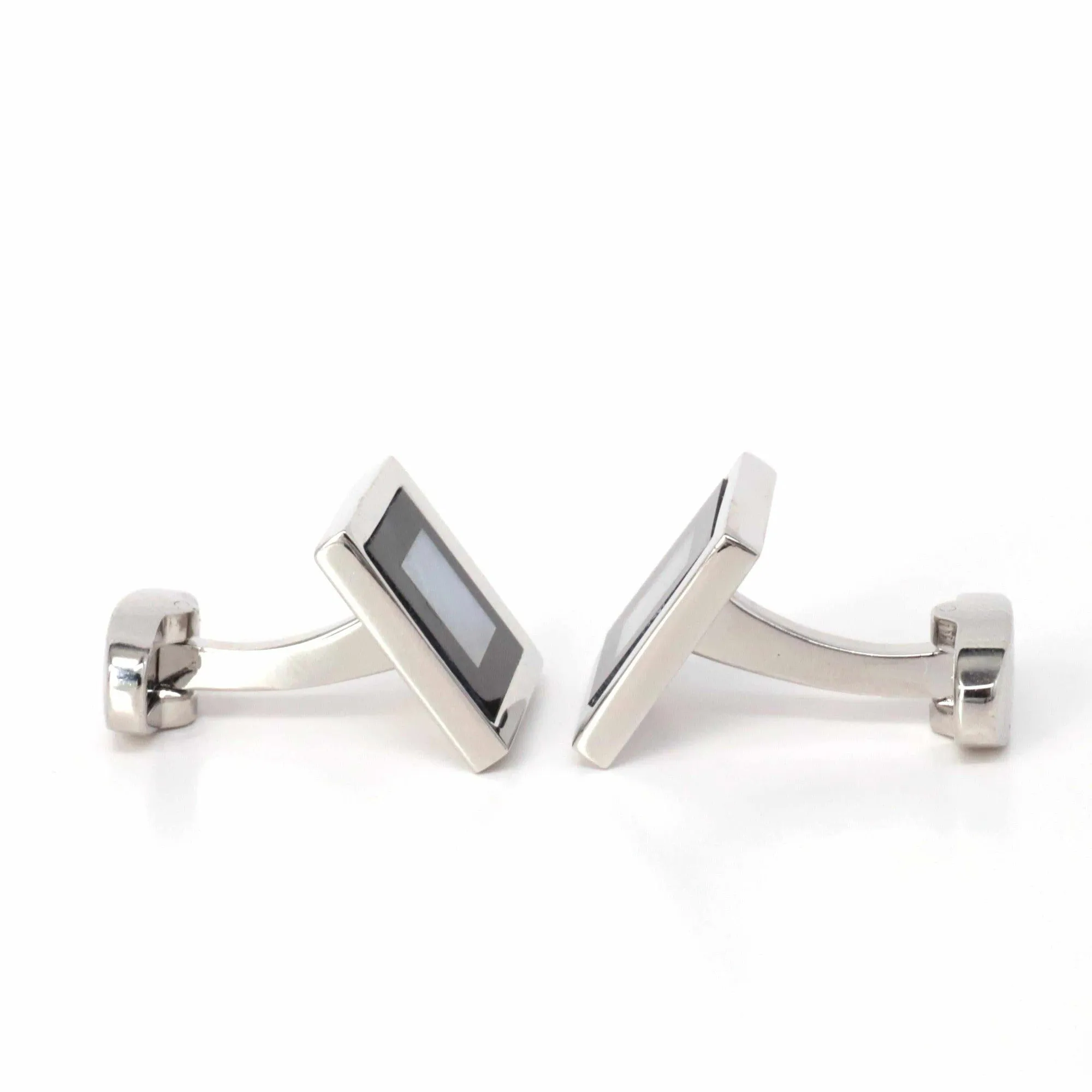 MOP Cufflinks Black and White square (Online Exclusive)