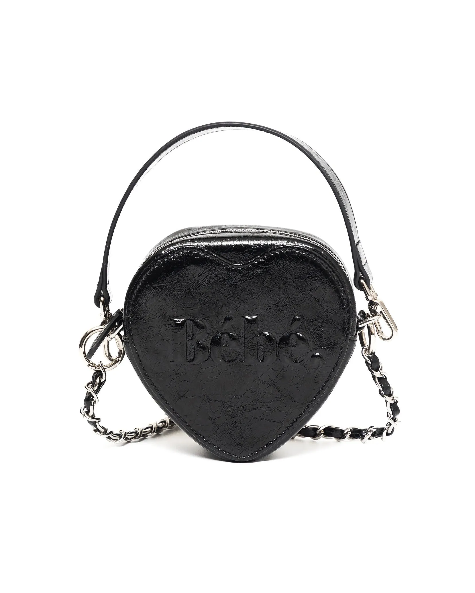 ★Noirnine★Bebe Heart Chain Mini Bag