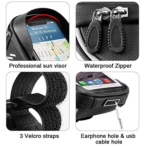 Opamoo Waterproof Bicycle Phone Holder and Bag