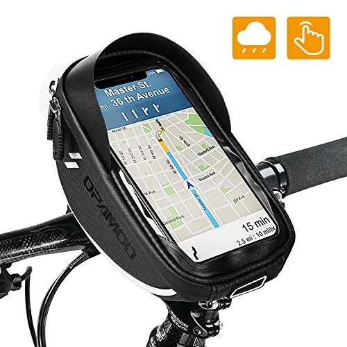 Opamoo Waterproof Bicycle Phone Holder and Bag