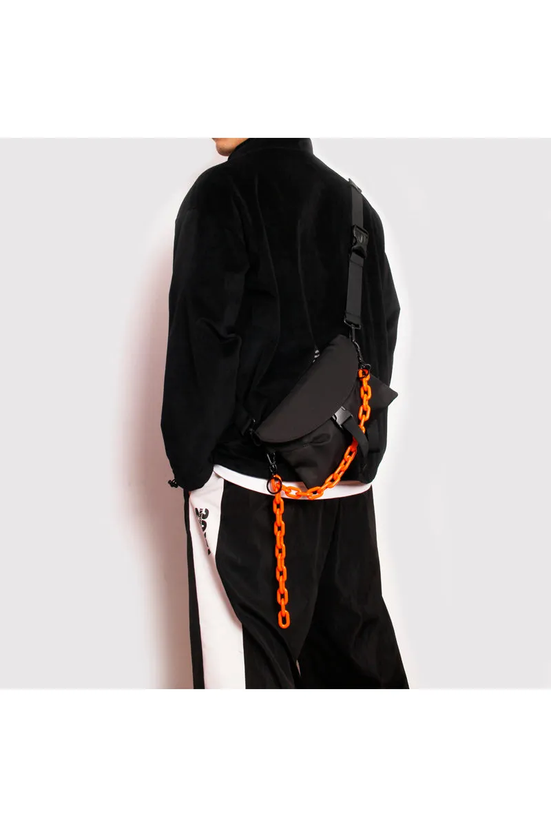 ORANGE BLACK bag