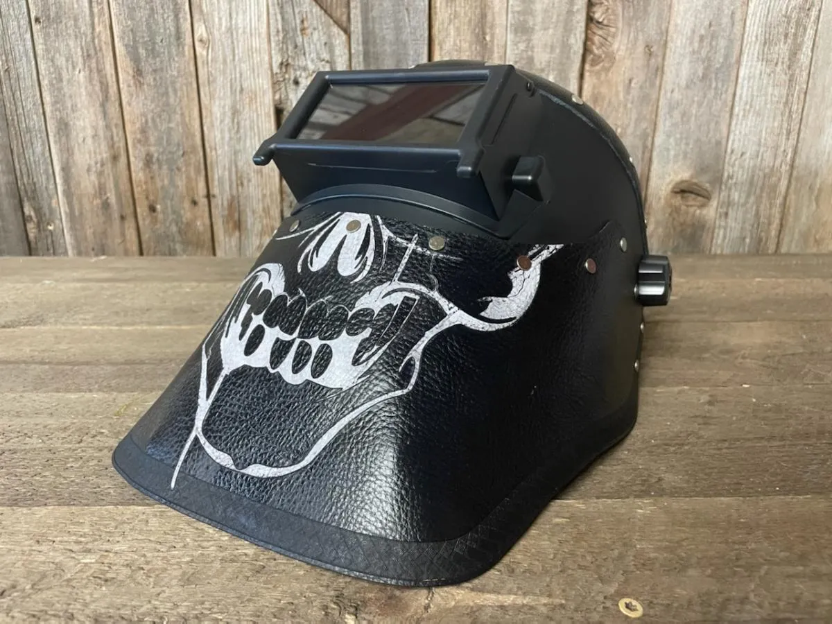 Outlaw Leather - Welding Hood - Paisley b/w