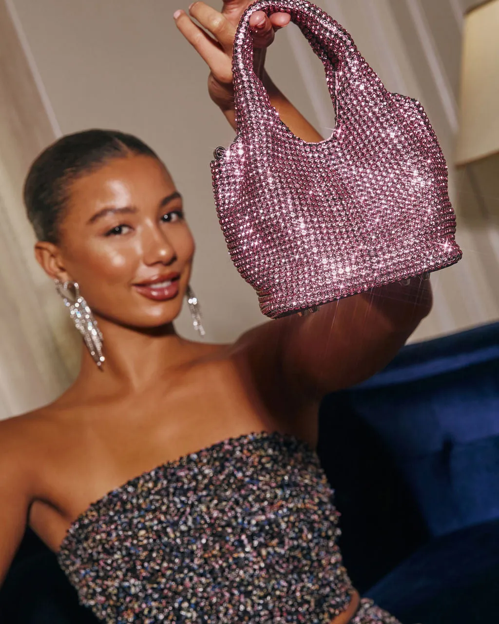 Own The Night Rhinestone Bag