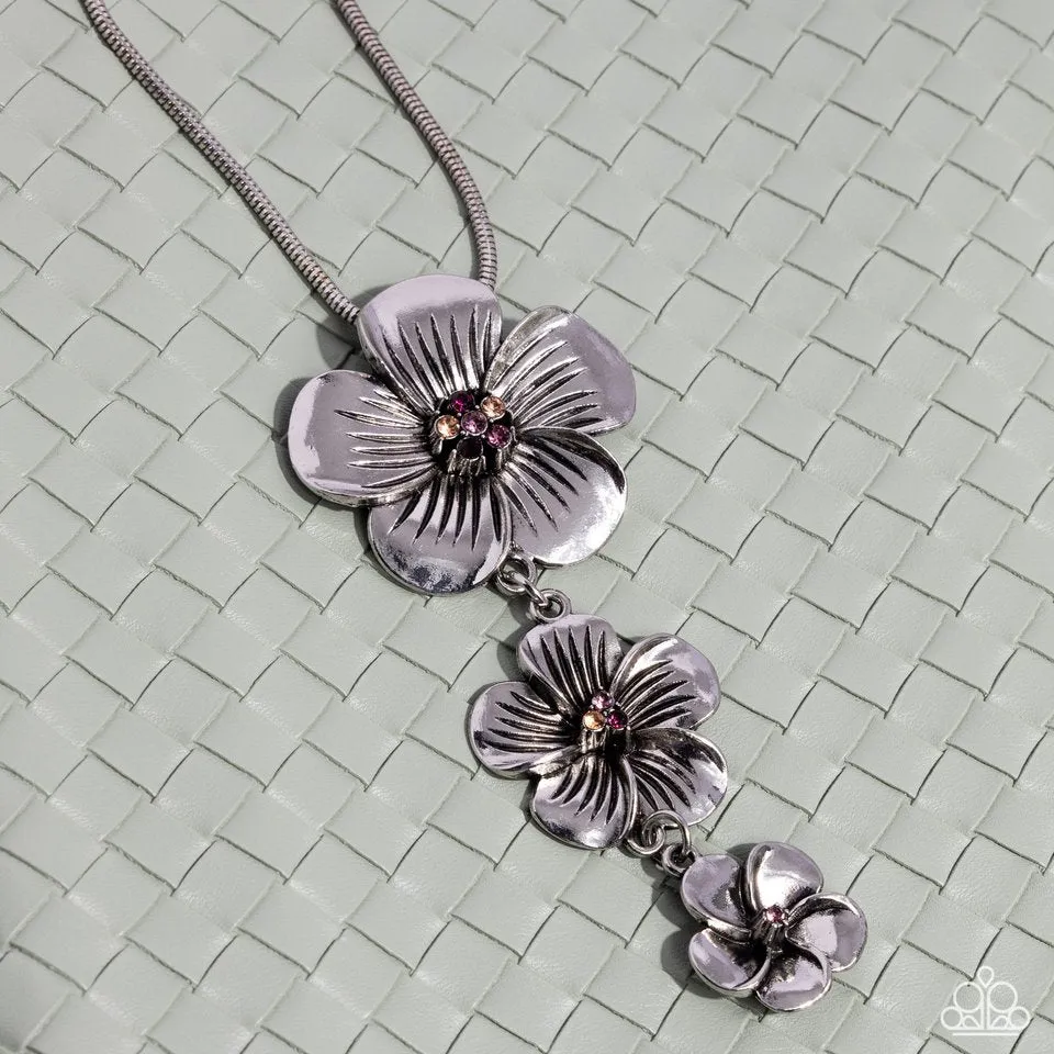 Paparazzi Necklace ~ Wallflower Whimsy - Purple