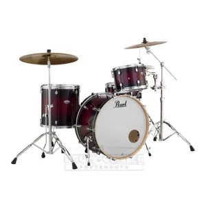 Pearl Decade Maple 3pc Drum Set Deep Red Burst