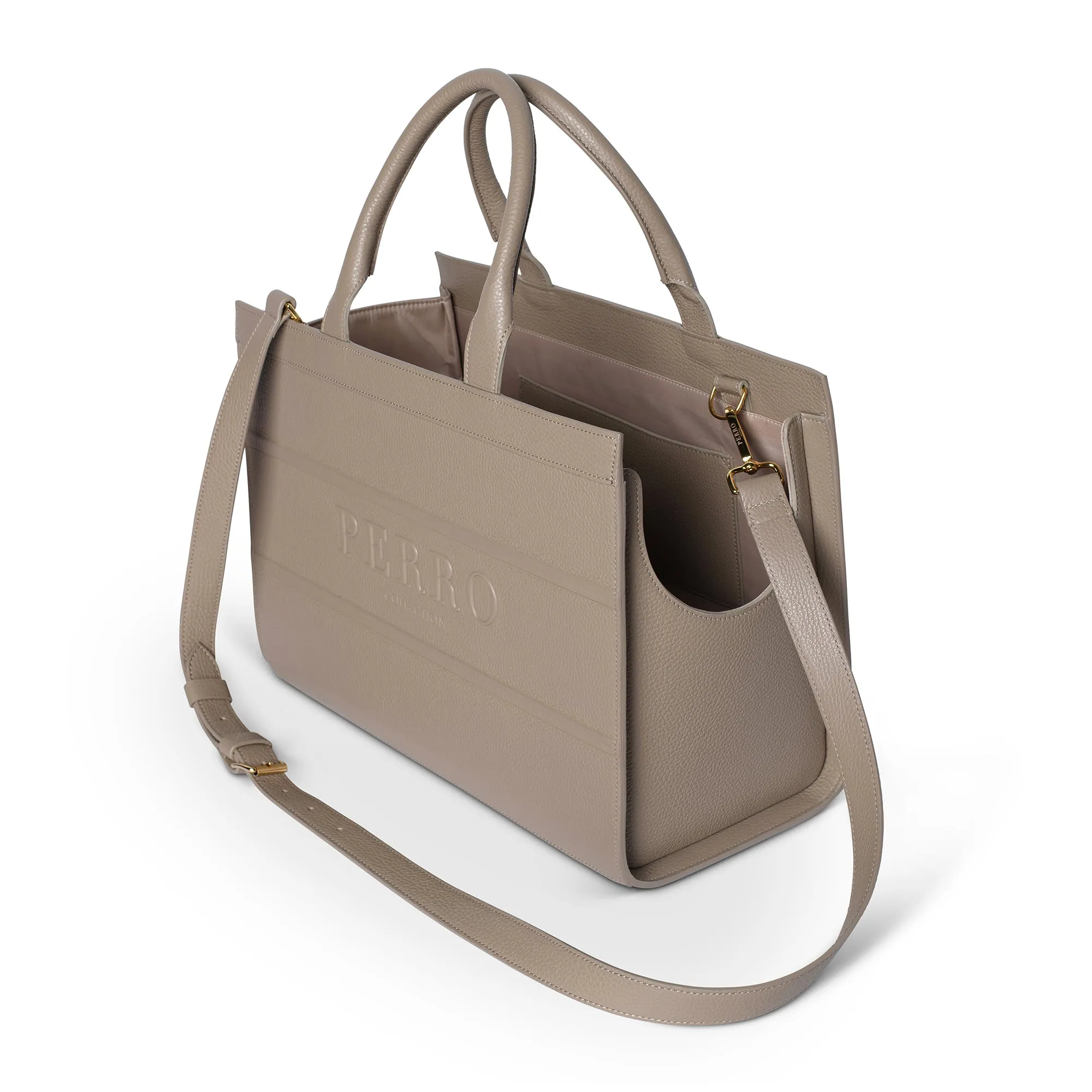 Perro city bag beige