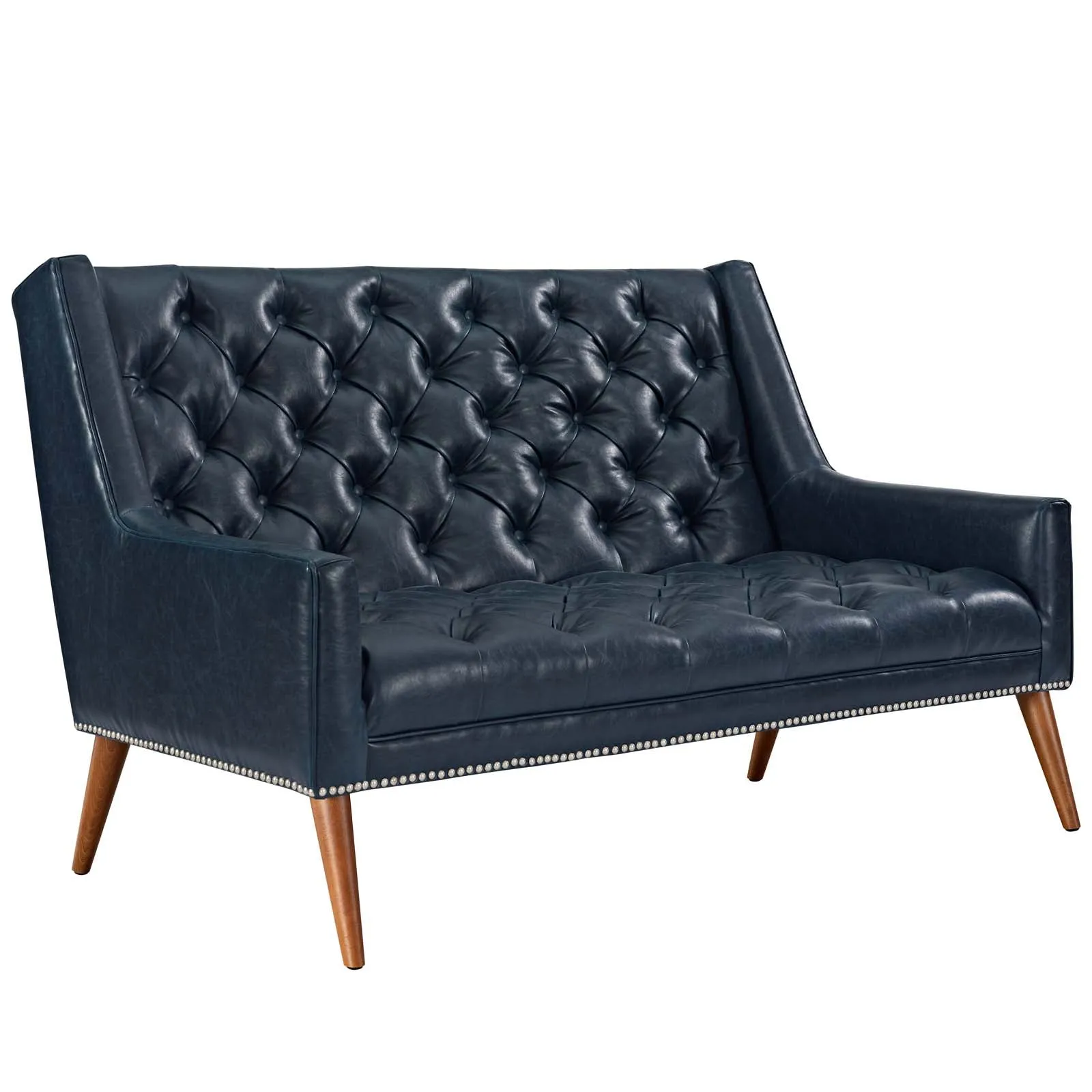 Peruse Upholstered Vinyl Loveseat