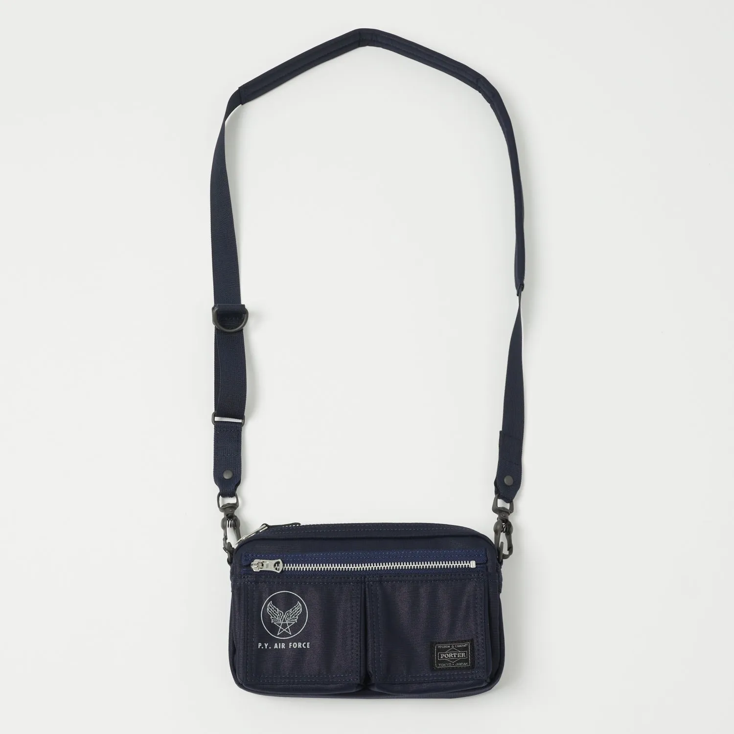 Porter-Yoshida & Co. Flying Ace 2Way Shoulder Bag - Navy