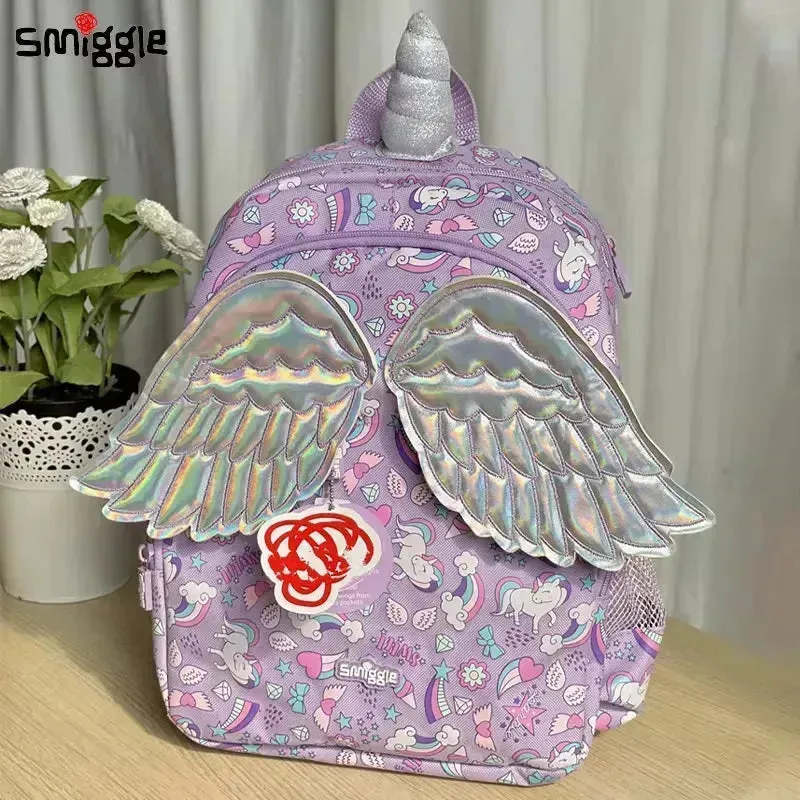 Purple Unicorn Wing Shaped Backpack