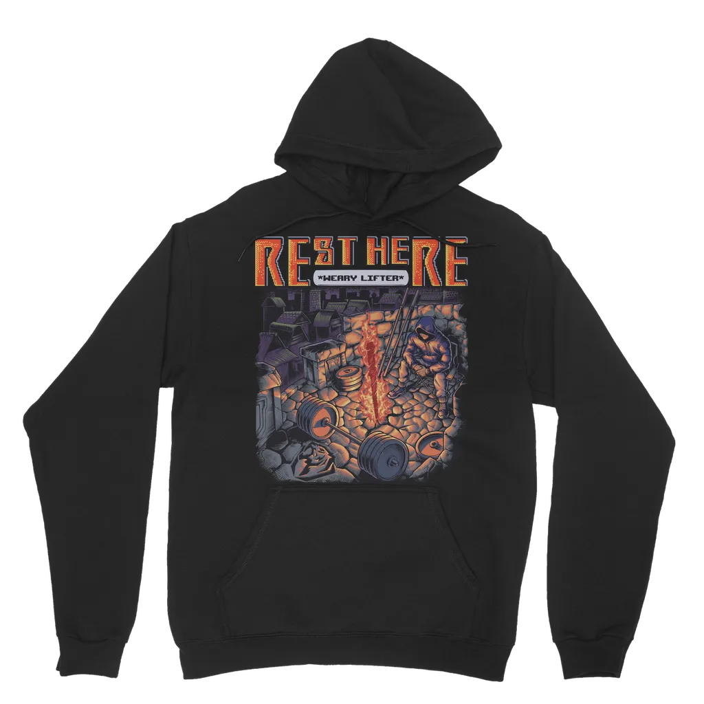 Rest Here Weary Lifter Hoodie (UK)