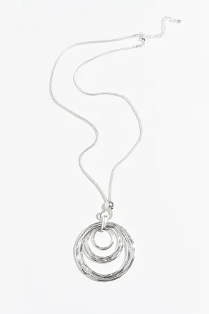 Rings Silver Pendant Necklace