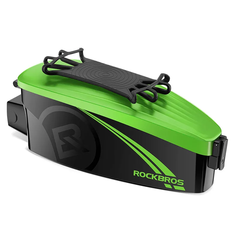 ROCKBROS Bike Frame Phone Bag with Hard Case for Cellphones Below 6.8"