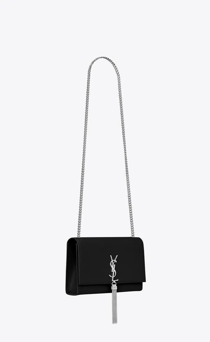 Saint Laurent Classic Small Kate Tassel Chain Black