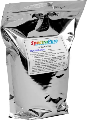 SpectraPure® Anion Color-Indicating DI Resin - Bulk Bags - RES-SBA-CI