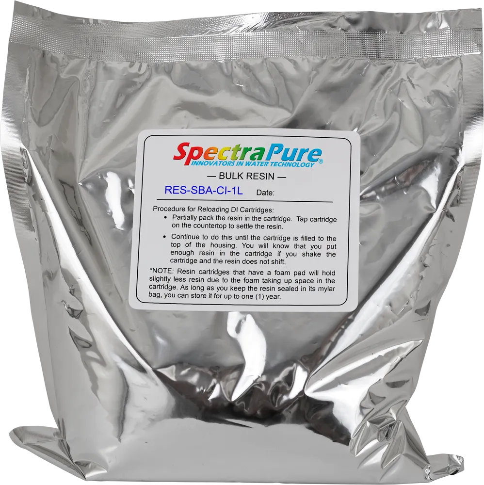 SpectraPure® Anion Color-Indicating DI Resin - Bulk Bags - RES-SBA-CI