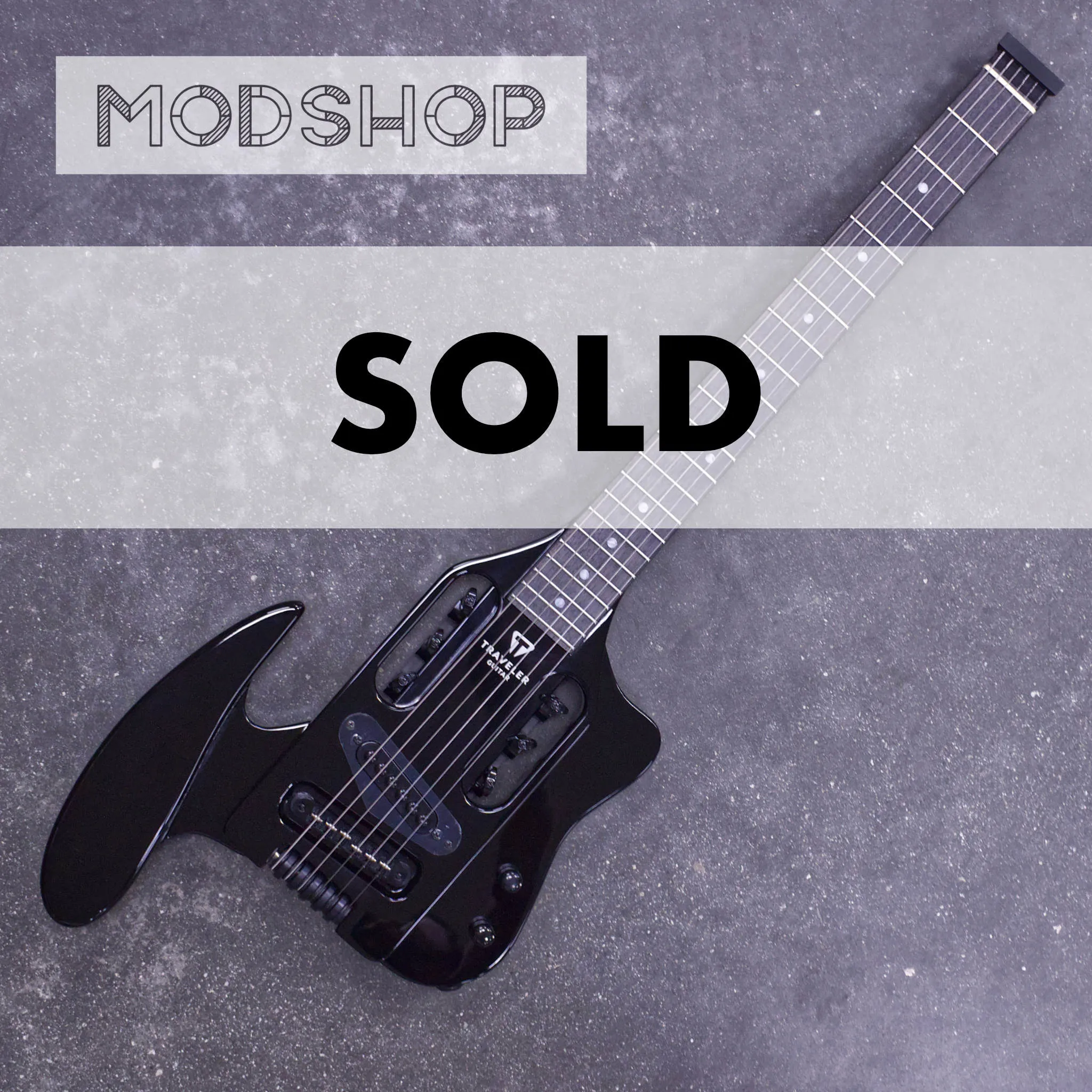 Speedster Standard Mod Shop (Gloss Black/ Black Hardware/ Single-Coil Humbucker)