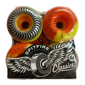 Spitfire Wheels Classic 54mm99A Yellow Orange Swirl