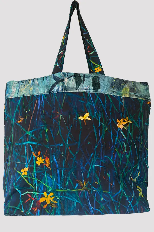 Sprigs Blue Shopper Bag