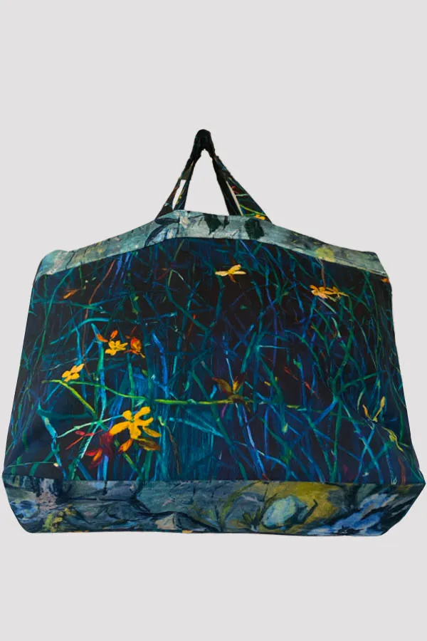 Sprigs Blue Shopper Bag