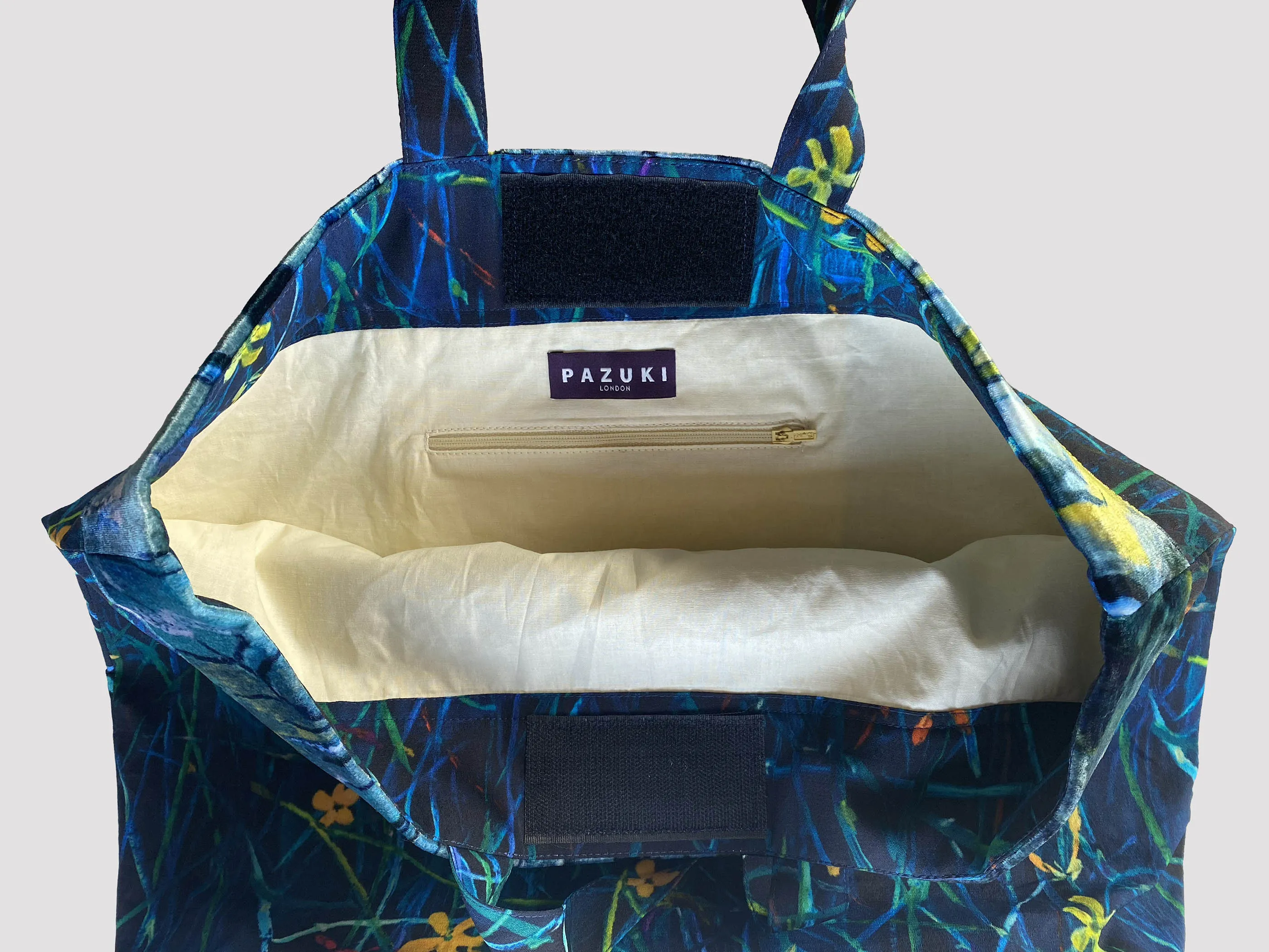 Sprigs Blue Shopper Bag