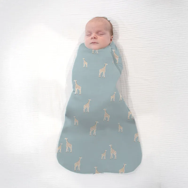 Swaddle Sleep Bag - Giraffe Moss