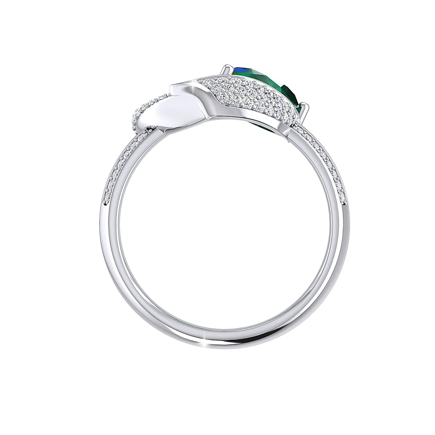 THE GORGEOUS GREEN LOVE RING