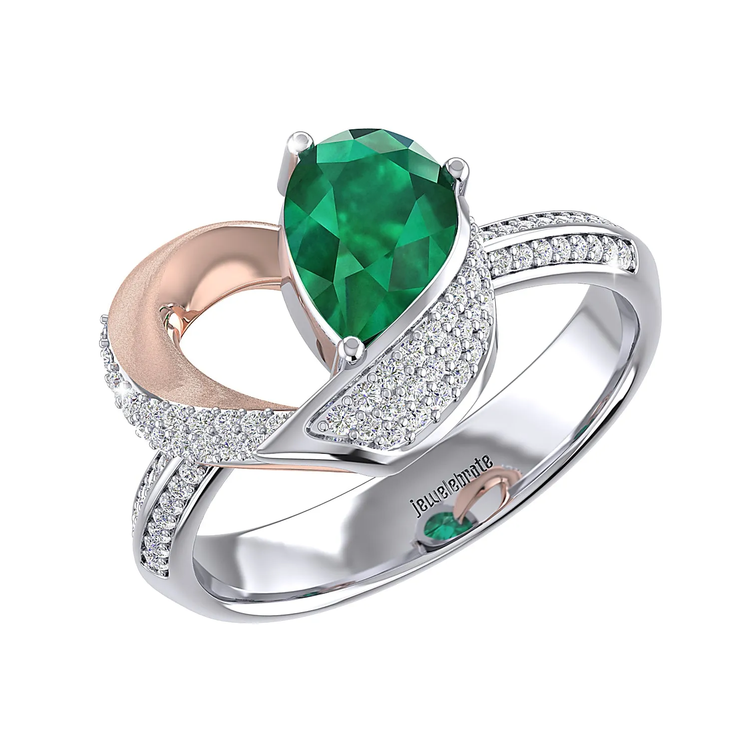 THE GORGEOUS GREEN LOVE RING