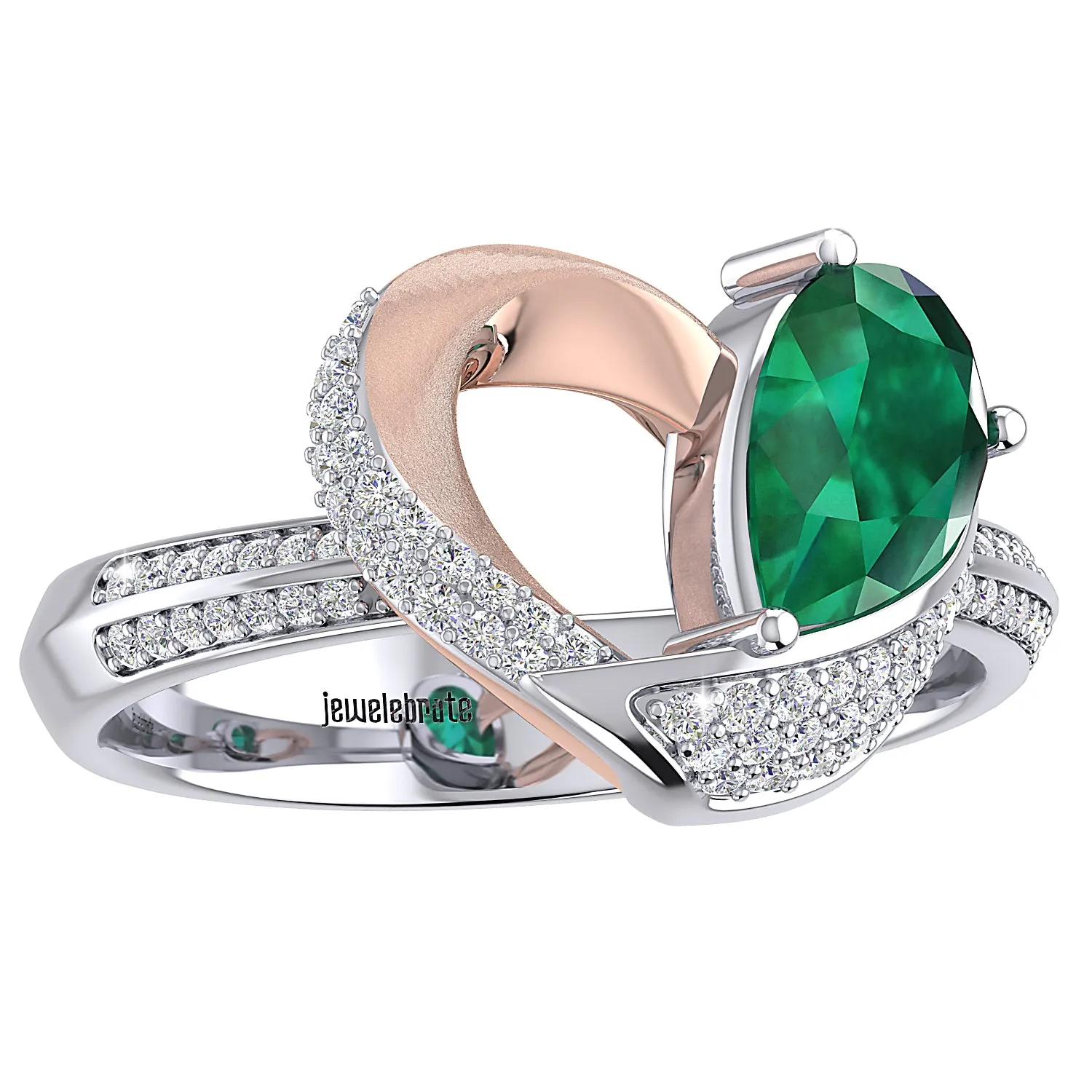 THE GORGEOUS GREEN LOVE RING