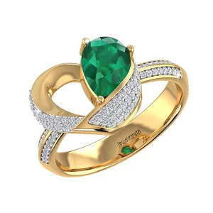 THE GORGEOUS GREEN LOVE RING