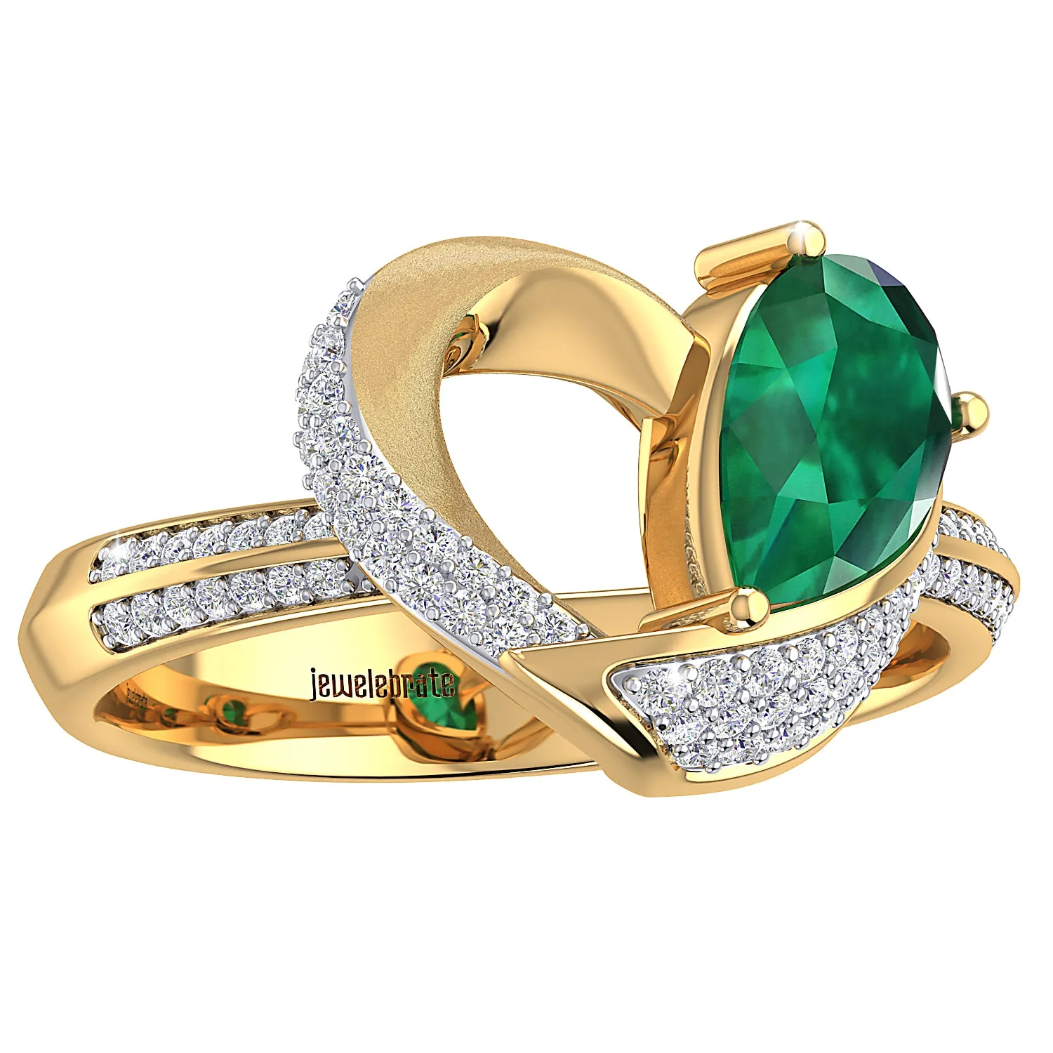 THE GORGEOUS GREEN LOVE RING