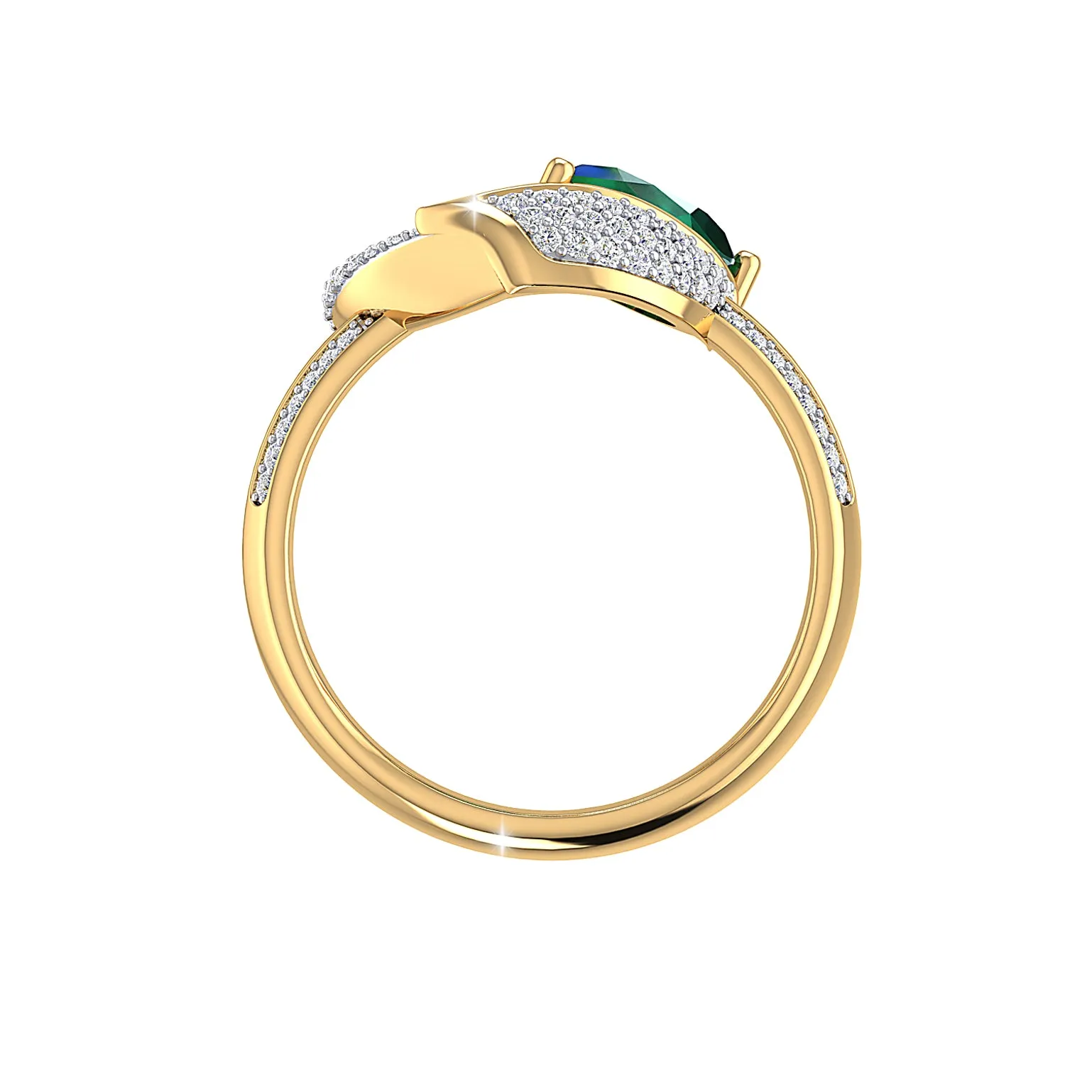 THE GORGEOUS GREEN LOVE RING