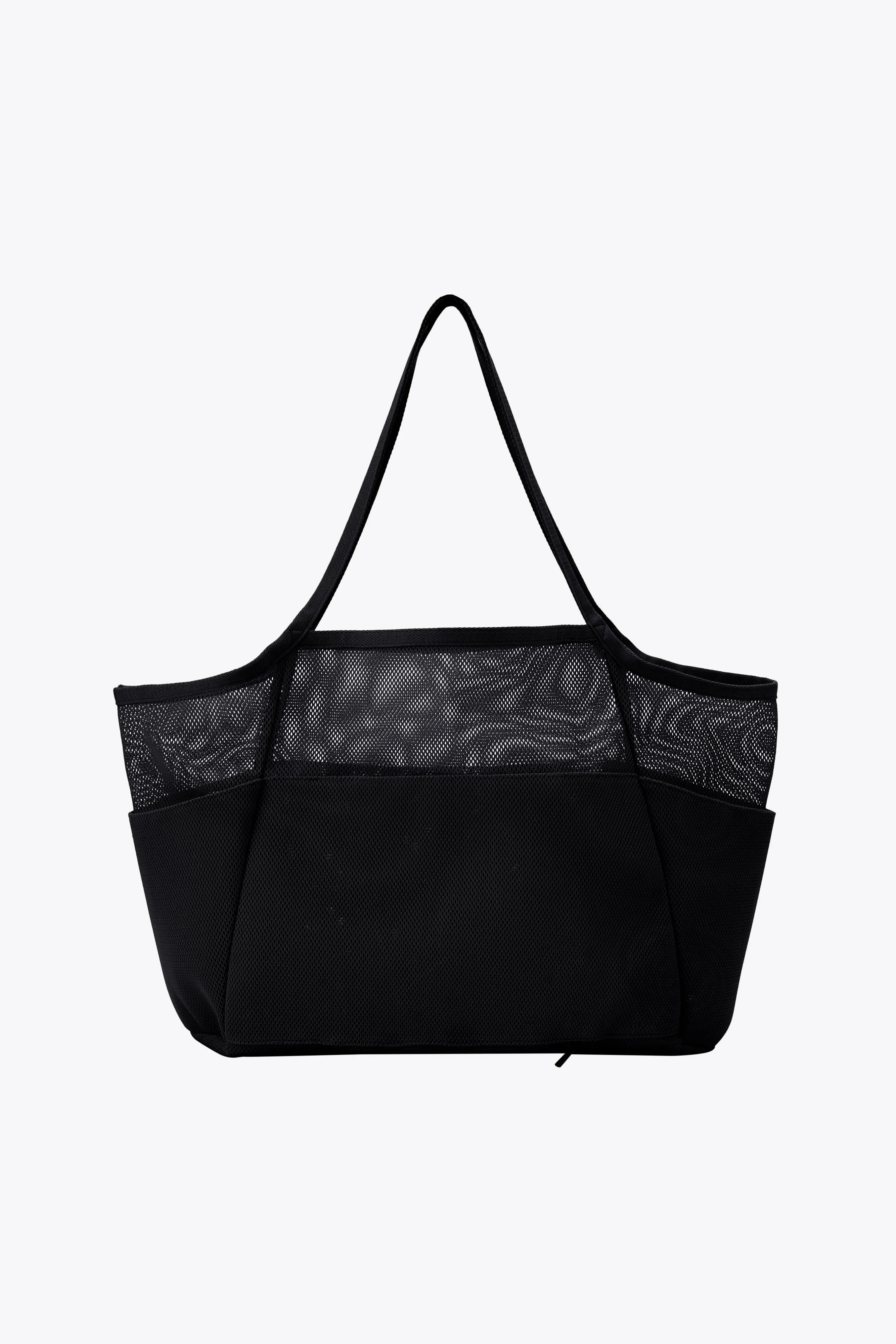 The Mesh Beach Tote in Black