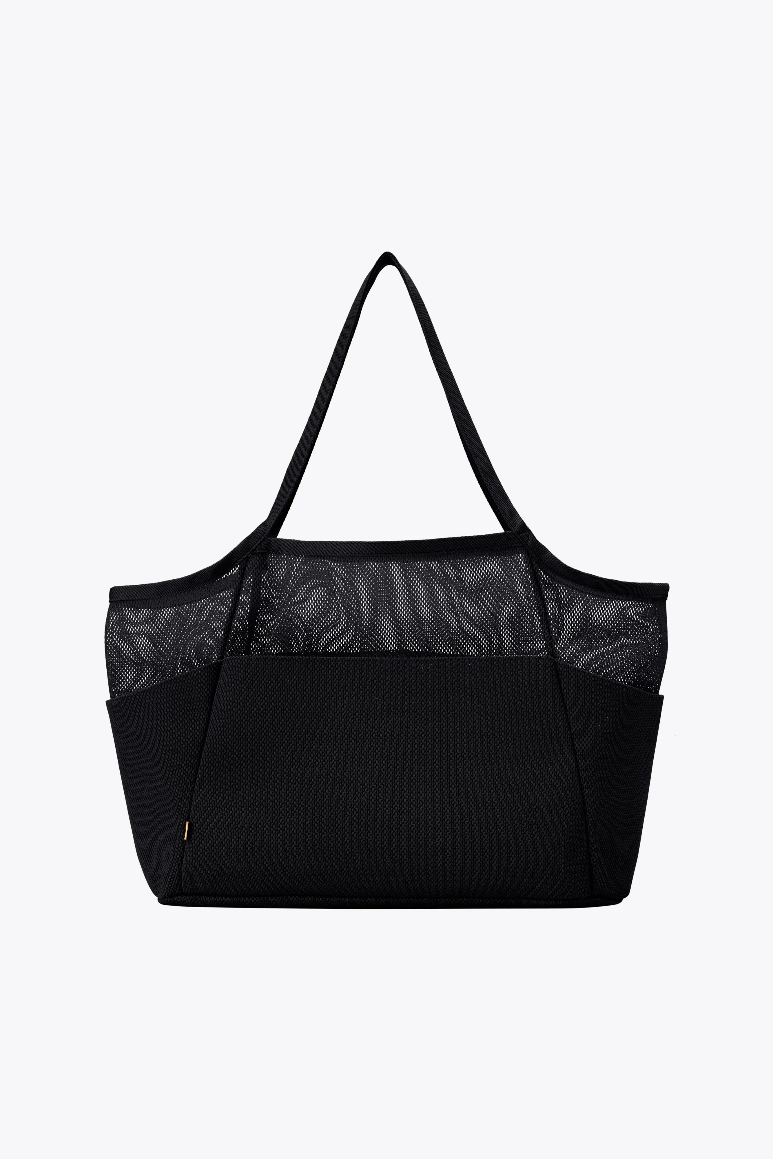 The Mesh Beach Tote in Black