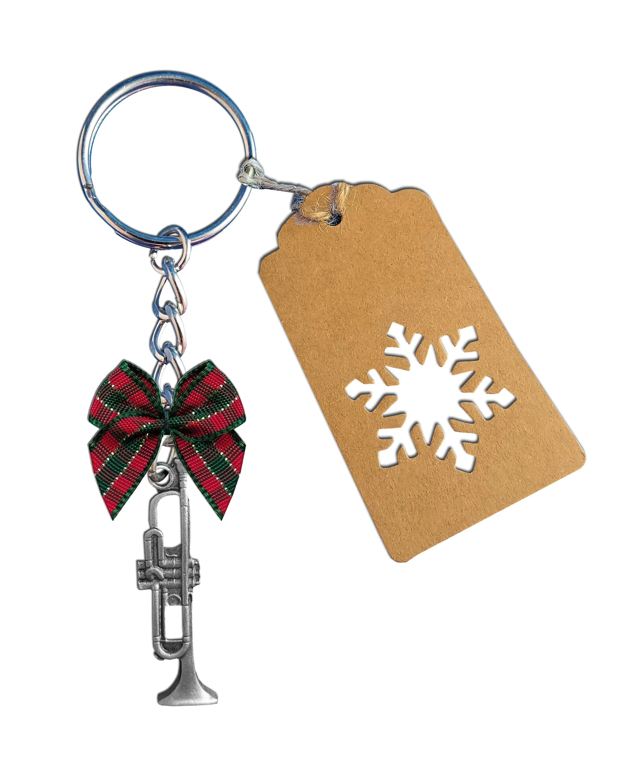 Trumpet Christmas Ornament & Keychain