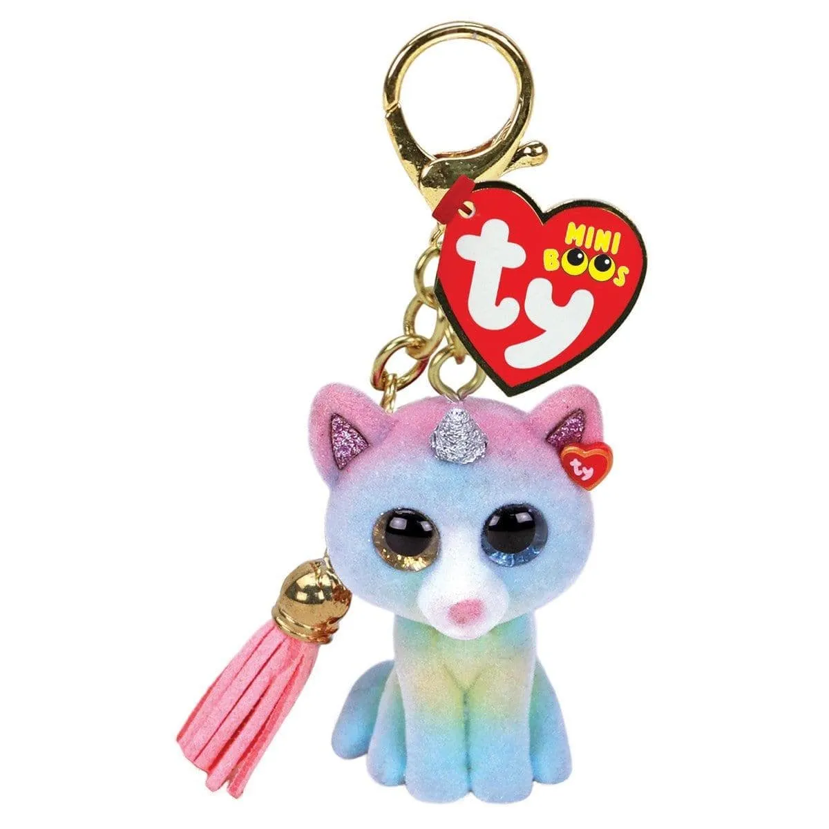 Ty Mini Boos 2.5 Inch Heather the Cat Clip