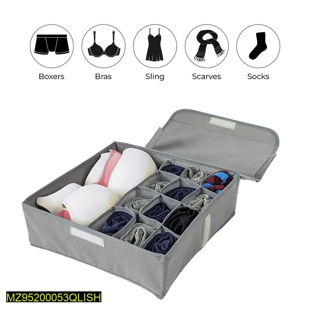 Undergarments Grey Organizer Box