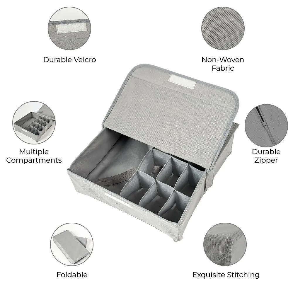 Undergarments Grey Organizer Box