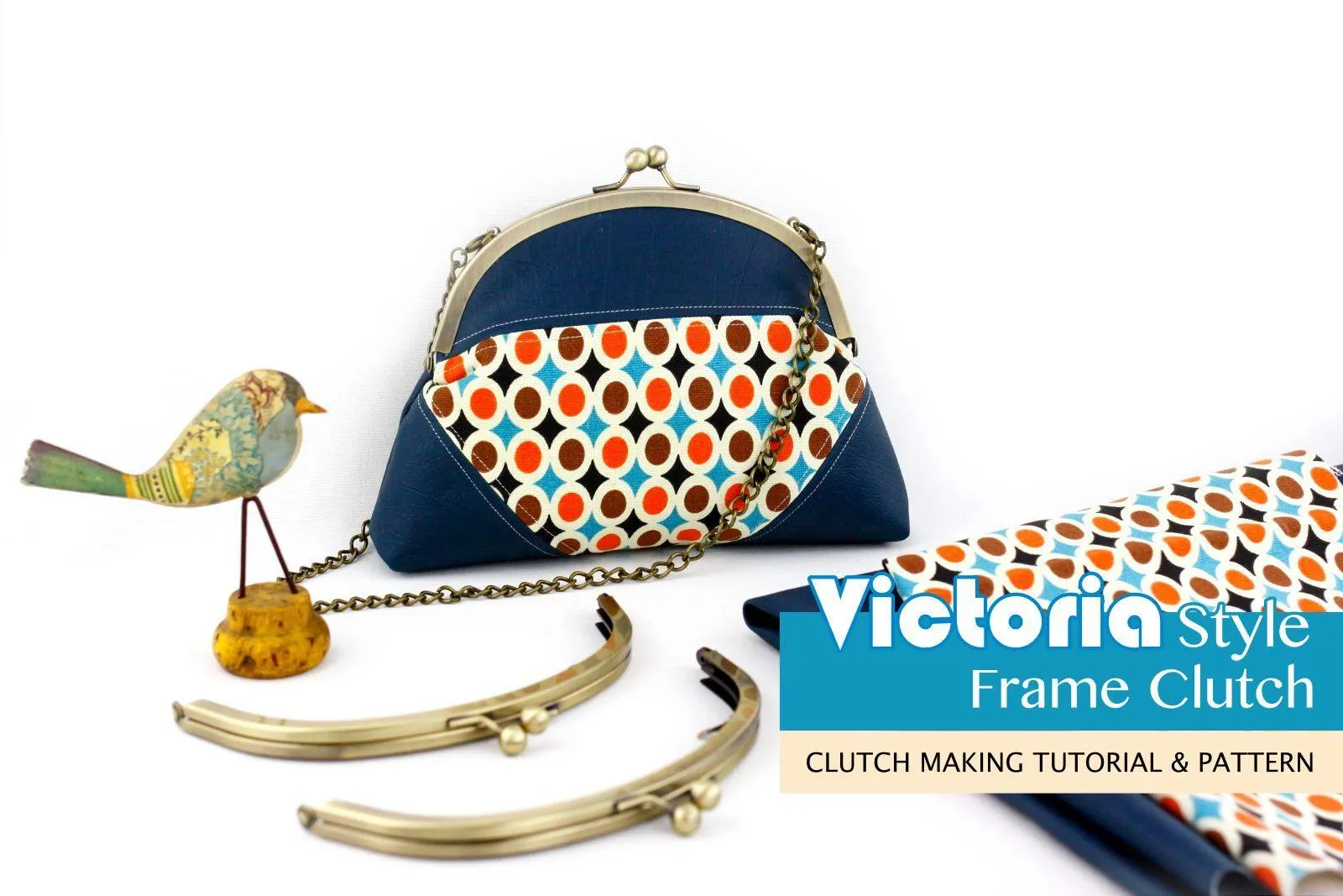 Victoria Frame Clutch Making Tutorial & PDF Pattern